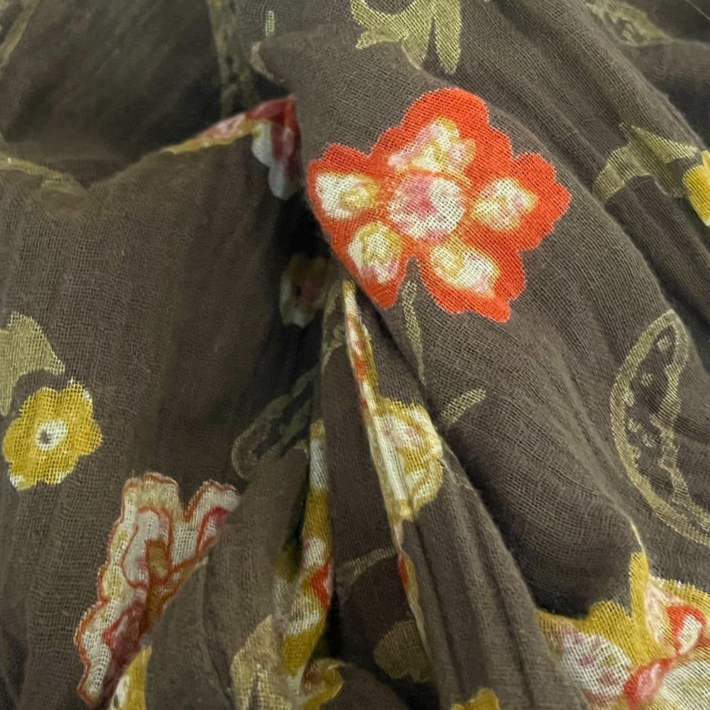 NWT Free People Women’s in The Midnight Hour Woven Pants Dark Combo floral small - Picture 6 of 9